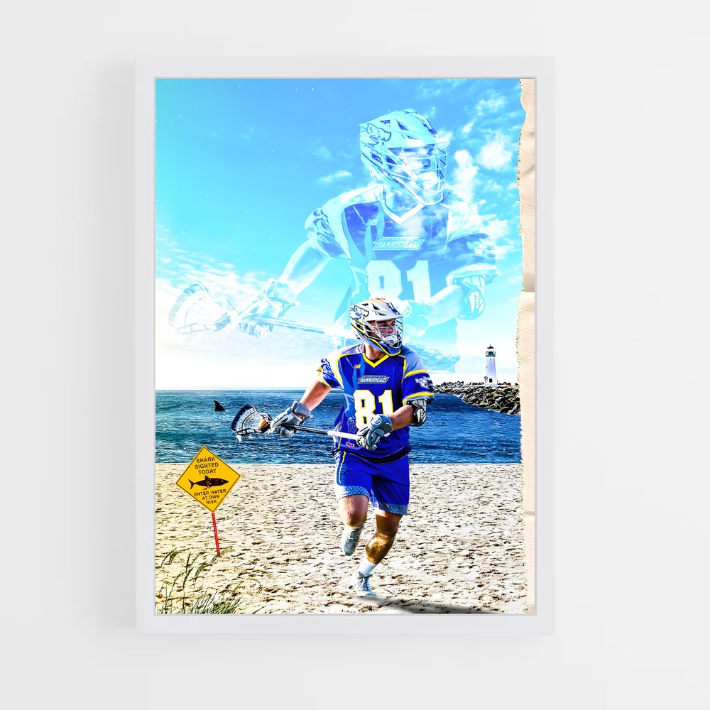 Poster John tavares – affiche Lacrosse (vue 3)